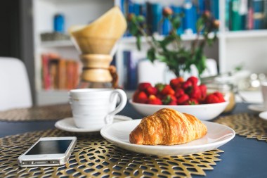 kaboompics.com_Croissants-and-strawberry-for-breakfast